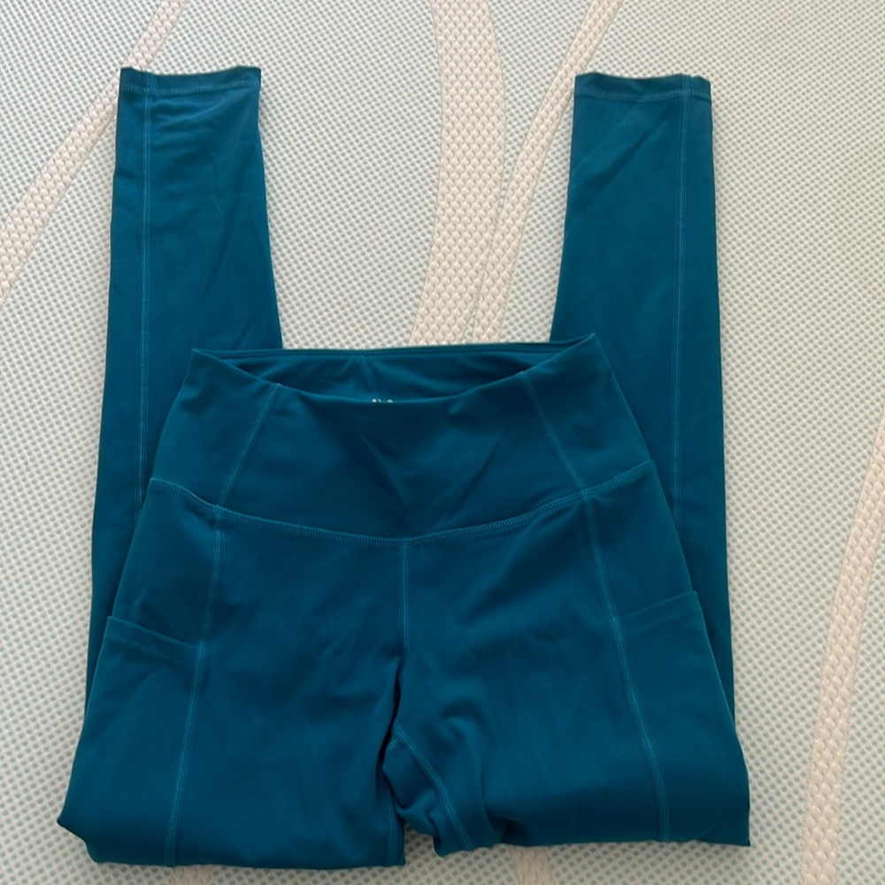 Teal High-Waisted Yoga Pants